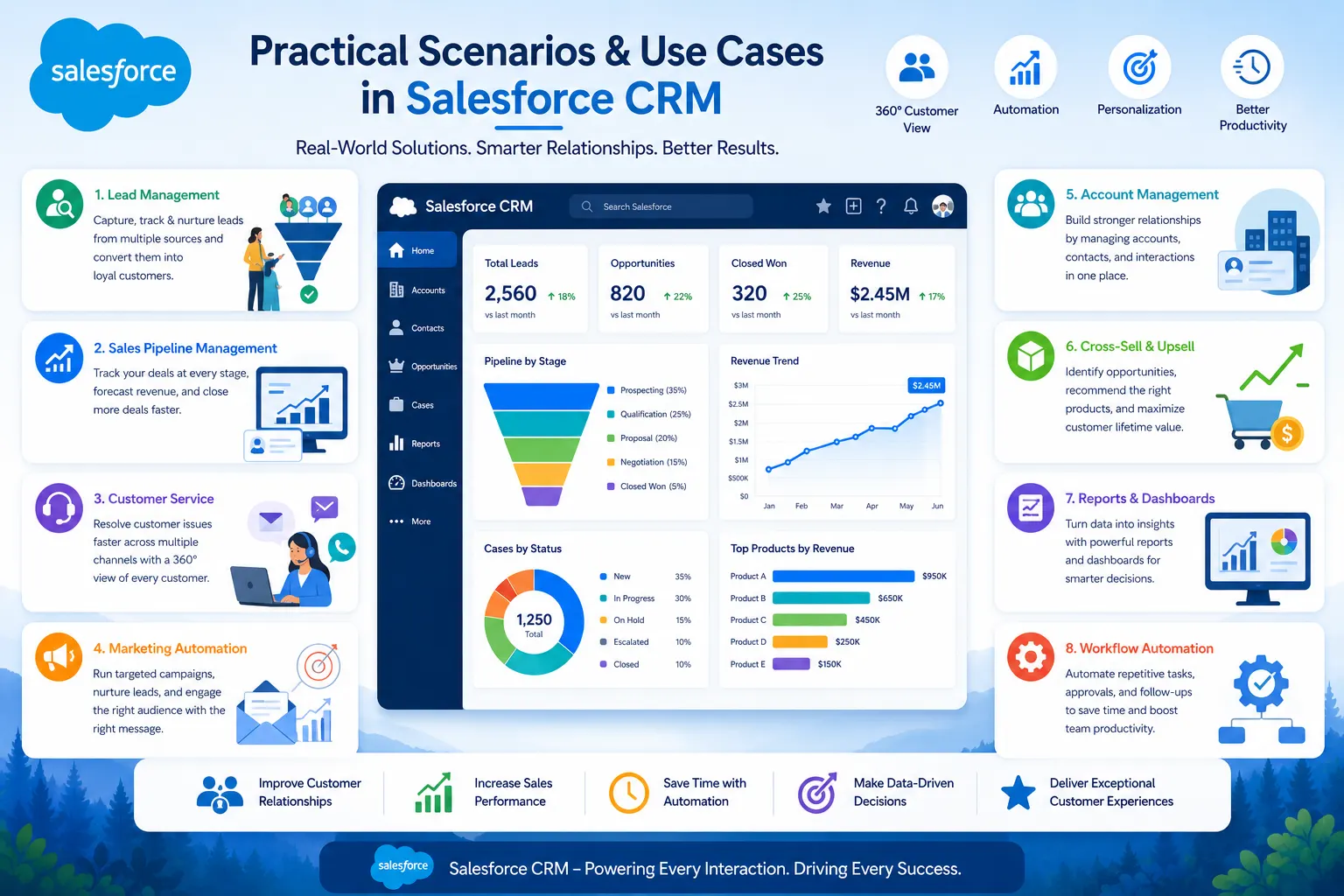 Practical Scenarios & Use Cases in Salesforce CRM